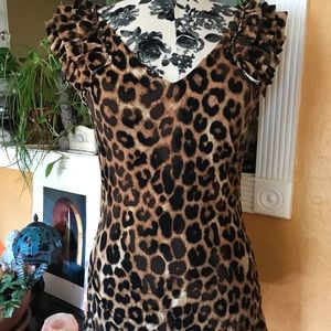 Flirty express cheetah top